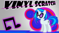 Vinyl Scratch wallpaper