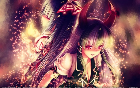 Mokou and Keine - Tale of Fire