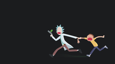 Minimal Rick and Morty